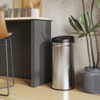 HOMCOM Κάδος Απορριμμάτων 42L με Αισθητήρα Κίνησης και Αυτόματο Άνο...