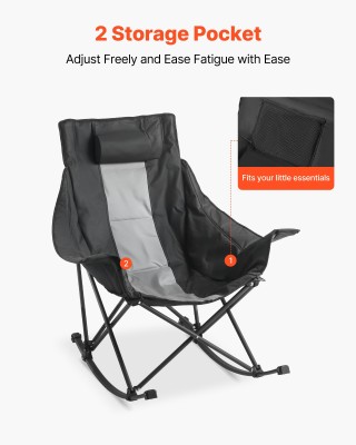 VEVOR Πτυσσόμενη Καρέκλα Κήπου με Λίκνισμα, 40.55 x 36.22 x 37.40 c... VEVOR Πτυσσόμενη Καρέκλα Κήπου με Λίκνισμα, 40.55 x 36.22 x 37.40 c...