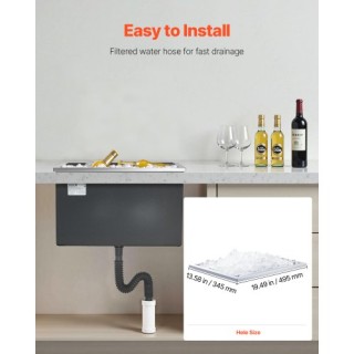 VEVOR Ανοξείδωτο Ψυγείο Πάγου 30L QRSCBC201BXGIKX41002V0