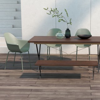 Outsunny Σετ 4 στοιβαζόμενες καρέκλες κήπου με αντιολισθητικά πόδια... Outsunny Σετ 4 στοιβαζόμενες καρέκλες κήπου με αντιολισθητικά πόδια...