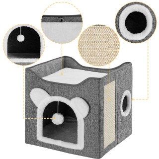 BAKAJI Σπίτι Γάτας με Είσοδο Τόξου και Ονυχοδρόμιο 40x38cm 02842216 BAKAJI Σπίτι Γάτας με Είσοδο Τόξου και Ονυχοδρόμιο 40x38cm 02842216