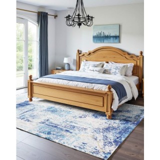 VEVOR Μοντέρνο Μπλε Ανθεκτικό Χαλί 5x7 ft JXZXDT5X7FTX23OBS001V0