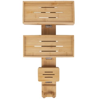 Galileo Οργανωτής ντουζιέρας με γάντζο 3 ράφια σε μπαμπού 30x145x58...
