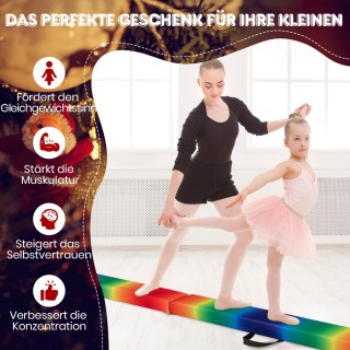 Costway 270 εκ Πτυσσόμενη Πολύχρωμη Δοκός Ισορροπίας για Παιδιά με ... Costway 270 εκ Πτυσσόμενη Πολύχρωμη Δοκός Ισορροπίας για Παιδιά με ...