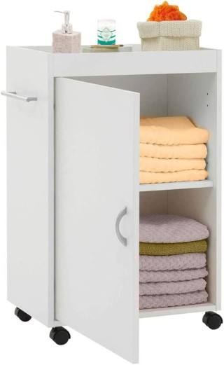 BAKAJI Καρότσι Μπάνιου Κουζίνας Πολυχρηστικό Ντουλάπι Εξοικονόμηση... BAKAJI Καρότσι Μπάνιου Κουζίνας Πολυχρηστικό Ντουλάπι Εξοικονόμηση...