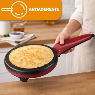 BAKAJI Ηλεκτρική Κρεπιέρα με Λαβή 700W με Αντικολλητική Επίστρωση Α...