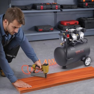 Φορητός Αεροσυμπιεστής VEVOR 8L 90 PSI χωρίς Λάδι WYWSKYJ30L75E7TAMV2 Φορητός Αεροσυμπιεστής VEVOR 8L 90 PSI χωρίς Λάδι WYWSKYJ30L75E7TAMV2