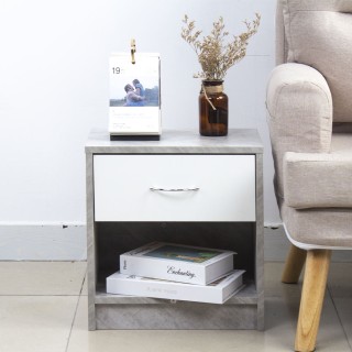 BAKAJI Συρταριέρα Κινητό Κομοδίνο Συρτάρι και Κάτω Ράφι 39x28x41 ε... BAKAJI Συρταριέρα Κινητό Κομοδίνο Συρτάρι και Κάτω Ράφι 39x28x41 ε...