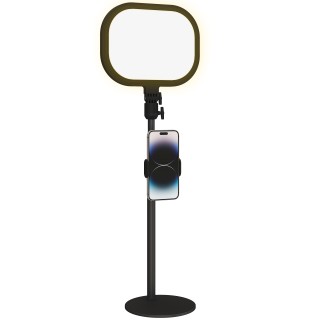 HOMCOM Λάμπα Γραφείου LED με Βάση Τηλεφώνου, 5 Χρώματα Φωτός, 10 Επ...