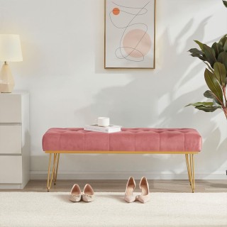 Shally Dogan  Πάγκος Πέντε σε Ροζ Ύφασμα για Είσοδο Υπνοδωματίου Κα...