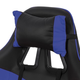Galileo Καρέκλα gaming υψηλής ποιότητας με μπλε τροχούς 2188575
