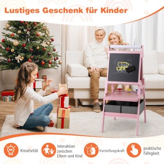 Costway Πολυλειτουργικός Παιδικός Καβαλέτος 3-σε-1 με Μαγνητικό Πίν... Costway Πολυλειτουργικός Παιδικός Καβαλέτος 3-σε-1 με Μαγνητικό Πίν...