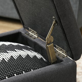 HOMCOM Πουφ Αποθηκευτικός Χώρος Επενδυμένος με Μαλακό Ύφασμα Teddy ... HOMCOM Πουφ Αποθηκευτικός Χώρος Επενδυμένος με Μαλακό Ύφασμα Teddy ...