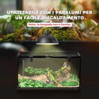 Γυάλινο Ενυδρείο για Ερπετά / Terrarium με Κλειδαριά και Θερμόμετρ... Γυάλινο Ενυδρείο για Ερπετά / Terrarium με Κλειδαριά και Θερμόμετρ...