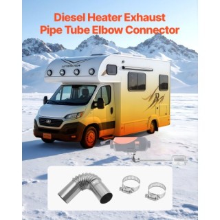 VEVOR Σύνδεσμος Σωλήνα Εξάτμισης Ανοξείδωτου Χάλυβα για Θερμαντήρες...