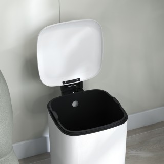 HOMCOM Κάδος Απορριμμάτων 12L με Πεντάλ και Αθόρυβο Κλείσιμο από Μέ... HOMCOM Κάδος Απορριμμάτων 12L με Πεντάλ και Αθόρυβο Κλείσιμο από Μέ...