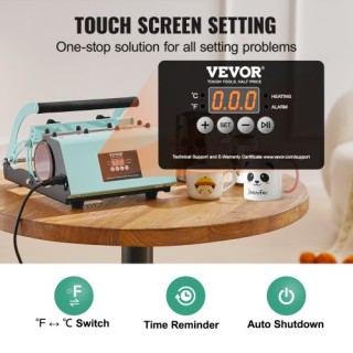 Πρέσα Θερμότητας VEVOR για Κούπες 11-30oz Πράσινη SDKKBJAYAJXSU9GD9V2 Πρέσα Θερμότητας VEVOR για Κούπες 11-30oz Πράσινη SDKKBJAYAJXSU9GD9V2