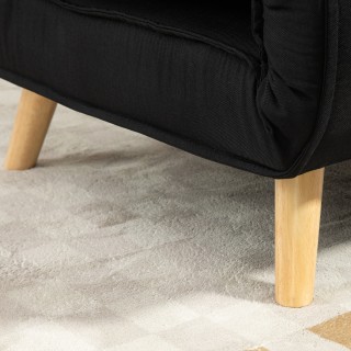 HOMCOM  Πολυθρόνα Κρεβάτι 3 σε 1 με Ρυθμιζόμενη Πλάτη σε 6 Θέσεις α...