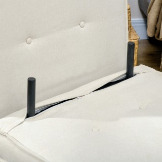 HOMCOM  Πολυθρόνα-Κρεβάτι 2 σε 1 με Ρυθμιζόμενη Πλάτη και Μαξιλάρι,...