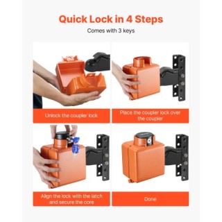 VEVOR Κλείδωμα Κολλάρου για Σύζευξη 2 & 2-5/16 Ιντσών Τρέιλερ KHSTC... VEVOR Κλείδωμα Κολλάρου για Σύζευξη 2 & 2-5/16 Ιντσών Τρέιλερ KHSTC...