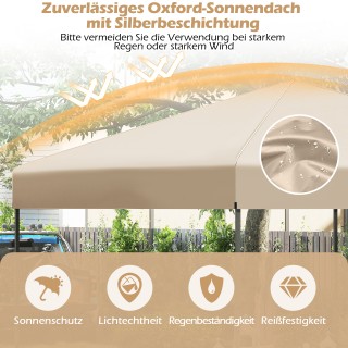 Costway Πτυσσόμενη Κινητή Σκηνή 3x3μ με UV50+ & Ρυθμιζόμενο Ύψος ... Costway Πτυσσόμενη Κινητή Σκηνή 3x3μ με UV50+ & Ρυθμιζόμενο Ύψος ...