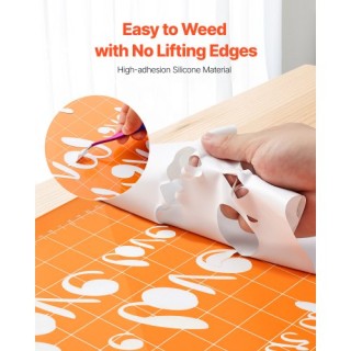 VEVOR Λευκός Γυαλιστερός Ρολός Θερμομεταφερόμενου Βινυλίου (304.8 x... VEVOR Λευκός Γυαλιστερός Ρολός Θερμομεταφερόμενου Βινυλίου (304.8 x...