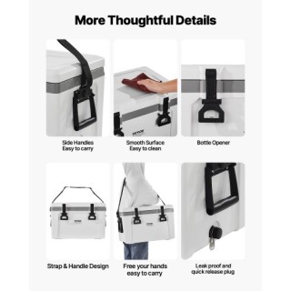 VEVOR Φορητό Ψυγείο 26 QT 38 Κουτιά με Λαβές TSLZX26QTB004CWLV001V0 VEVOR Φορητό Ψυγείο 26 QT 38 Κουτιά με Λαβές TSLZX26QTB004CWLV001V0