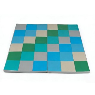 Costway Διπλή Πτυσσόμενη Βρεφική Χαλάκι Αναρρίχησης με Κλείσιμο & Δ...