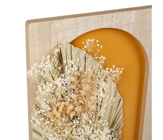 Ostaria Διακοσμητικό τοίχου ξύλινο βάζο παστέλ με ξερά φύλλα 2 σχέδ... Ostaria Διακοσμητικό τοίχου ξύλινο βάζο παστέλ με ξερά φύλλα 2 σχέδ...