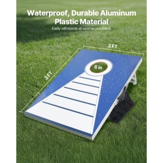 VEVOR Φορητό Σετ Κορνχόλ 3x2ft με Αλουμινένιο Πίνακα και 8 Σακουλάκ... VEVOR Φορητό Σετ Κορνχόλ 3x2ft με Αλουμινένιο Πίνακα και 8 Σακουλάκ...