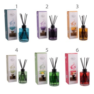 Galileo Διαχυτής αρώματος χώρου 250 ml σε γυαλί με 6 πολυεστερικά σ...