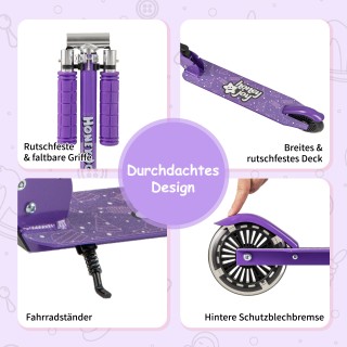 Costway Πτυσσόμενο Παιδικό Πατίνι με LED Ρόδες και Λουρί Μεταφοράς... Costway Πτυσσόμενο Παιδικό Πατίνι με LED Ρόδες και Λουρί Μεταφοράς...