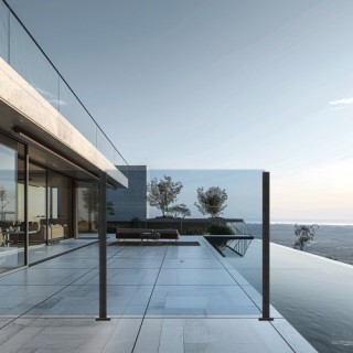 Βάση Στήριξης Γυαλιού VEVOR 41.34 για Γυαλί 0.39-0.47 Μαύρο  BLLGZH...