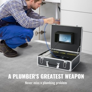 VEVOR Κάμερα Επιθεώρησης Αποχέτευσης 165ft με Οθόνη 7 ιντσών LXKXS... VEVOR Κάμερα Επιθεώρησης Αποχέτευσης 165ft με Οθόνη 7 ιντσών LXKXS...