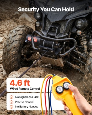 VEVOR Ηλεκτρικό Βαρούλκο ATV/UTV 1134 kg 12V DC με Συνθετικό Σχοινί... VEVOR Ηλεκτρικό Βαρούλκο ATV/UTV 1134 kg 12V DC με Συνθετικό Σχοινί...