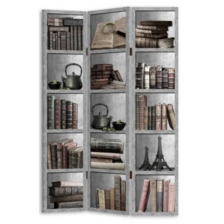 BAKAJI Παραβάν 3 Πάνελ με Εκτύπωση Μπρος-Πίσω Βιβλιοθήκη Διαχωριστ... BAKAJI Παραβάν 3 Πάνελ με Εκτύπωση Μπρος-Πίσω Βιβλιοθήκη Διαχωριστ...