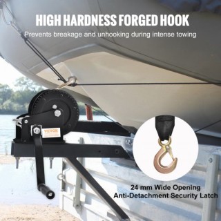 Χειροκίνητος Βίντσι VEVOR 1600 lbs για Σκάφος/Τρέιλερ  CYSDJP1600BD...