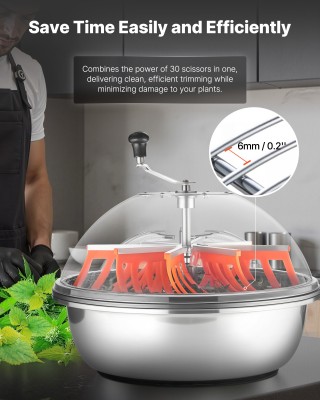 VEVOR Χειροκίνητος Κοπτικός Μηχανισμός Φύλλων 600mm SDKSCJ24YCSDM4M...