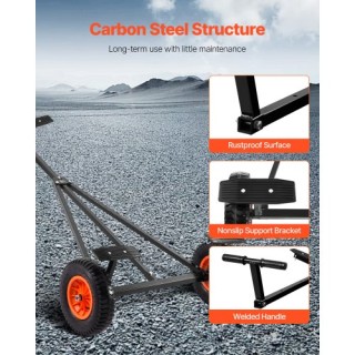 VEVOR Ρυμουλκό Σκάφους 420lbs με Ρυθμιζόμενο Μήκος και Ελαστικά 15....