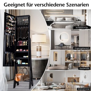 Costway Οργανωτής Κοσμημάτων με Ολόσωμο Καθρέφτη και LED Φωτισμό J... Costway Οργανωτής Κοσμημάτων με Ολόσωμο Καθρέφτη και LED Φωτισμό J...