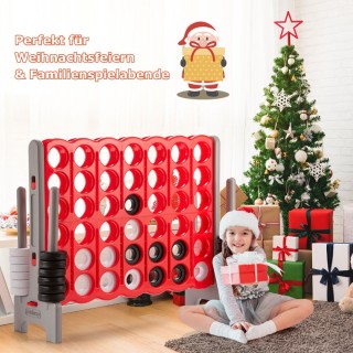 Costway Γιγαντιαίο Σετ Παιχνιδιού Σύνδεσε-4 για Παιδιά και Ενήλικες... Costway Γιγαντιαίο Σετ Παιχνιδιού Σύνδεσε-4 για Παιδιά και Ενήλικες...