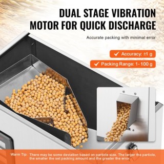 VEVOR Αυτόματη Μηχανή Γεμίσματος Σκόνης 1-100g για Μπουκάλια & Σακ... VEVOR Αυτόματη Μηχανή Γεμίσματος Σκόνης 1-100g για Μπουκάλια & Σακ...