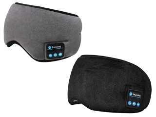 Verk Group Μάσκα Ύπνου με Ακουστικά Bluetooth και Δεμένα Μάτια 5907...