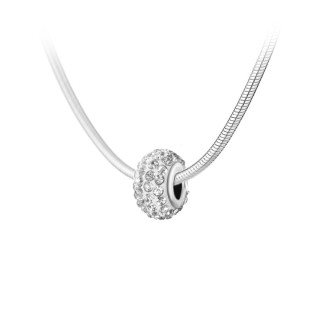 So Charm Κολιέ Διακοσμημένο με Κρύσταλλα Swarovski, Ασημί BS4416-CRYS So Charm Κολιέ Διακοσμημένο με Κρύσταλλα Swarovski, Ασημί BS4416-CRYS