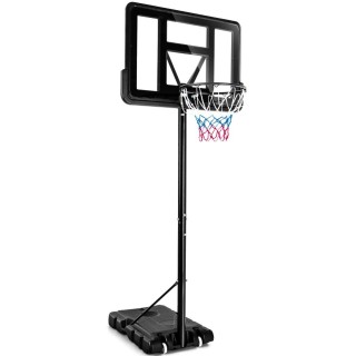 Costway  Φορητό Σύστημα Μπάσκετ με Ρυθμιζόμενο Ύψος και Ανθεκτική Κ...