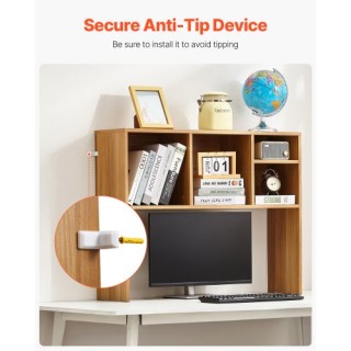 VEVOR Ξύλινη Επιτραπέζια Ραφιέρα 94 x 24 x 73 cm ενός Επιπέδου για ... VEVOR Ξύλινη Επιτραπέζια Ραφιέρα 94 x 24 x 73 cm ενός Επιπέδου για ...