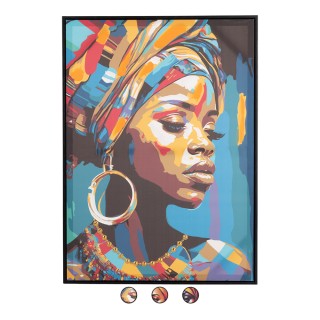 Galileo Καμβάς με κορνίζα 50x70 εκ. Etnic Sibilla 5920427 Τυχαία Επ...