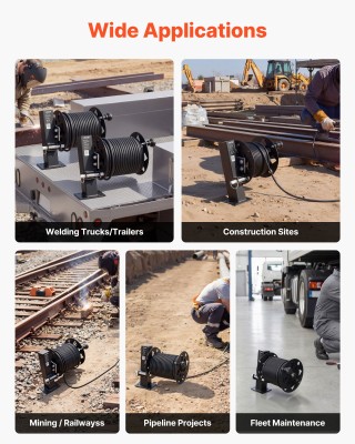 VEVOR Σετ 2 Βαρέως Τύπου Ανέμες Καλωδίων Συγκόλλησης για Καλώδια 45... VEVOR Σετ 2 Βαρέως Τύπου Ανέμες Καλωδίων Συγκόλλησης για Καλώδια 45...