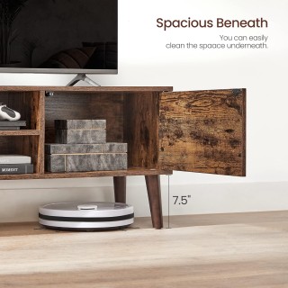 VASAGLE Έπιπλο Τηλεόρασης για Οθόνες έως 55, Ρουστίκ Καφέ ULTV120T01 VASAGLE Έπιπλο Τηλεόρασης για Οθόνες έως 55, Ρουστίκ Καφέ ULTV120T01