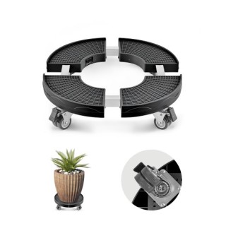 VEVOR Ρυθμιζόμενο Στρογγυλό Καρότσι Απορριμμάτων με Ρόδες LJTTCKDJS... VEVOR Ρυθμιζόμενο Στρογγυλό Καρότσι Απορριμμάτων με Ρόδες LJTTCKDJS...